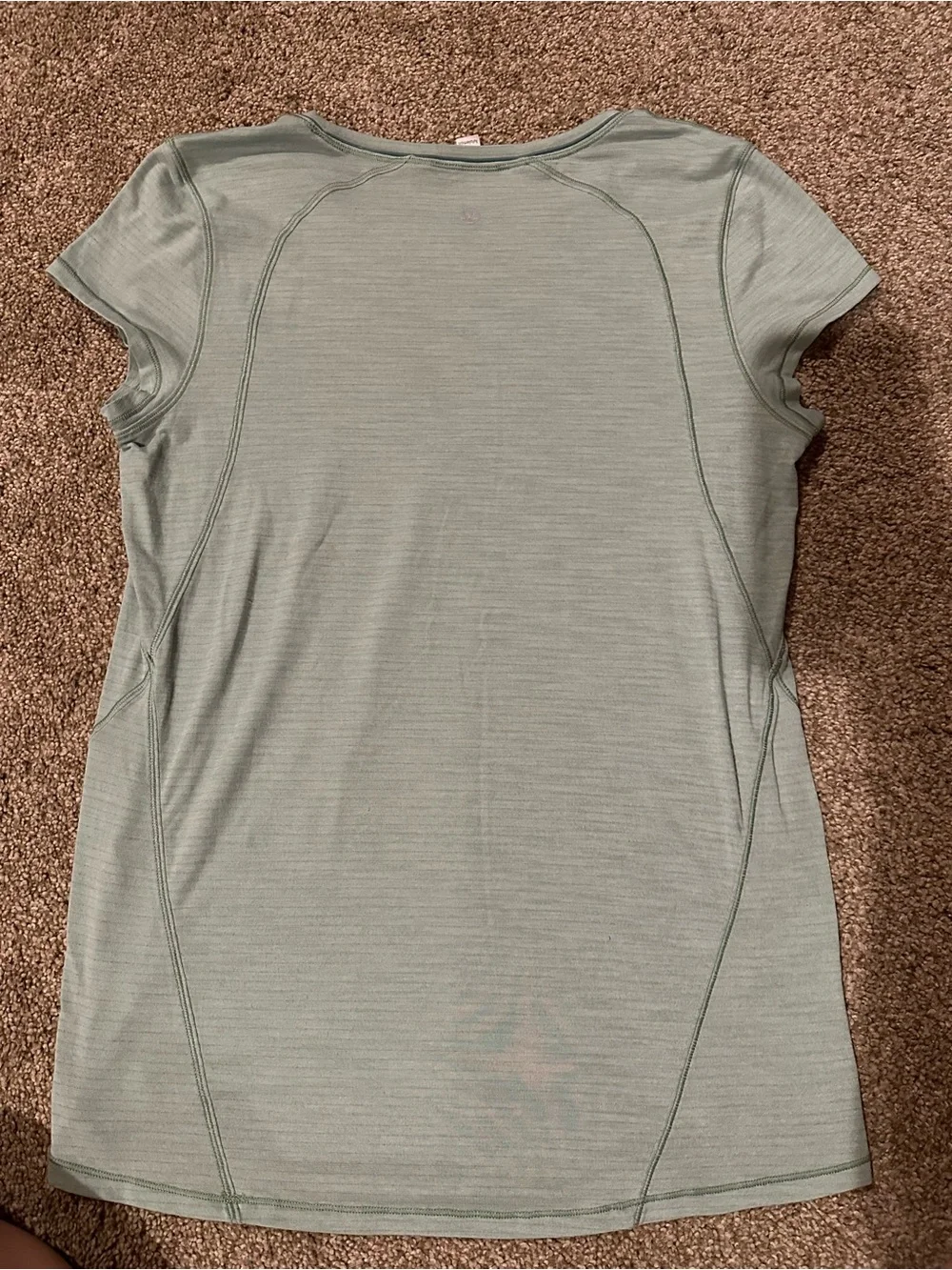 lululemon athletica Short Sleeve Scoop Neck Top in Sage Green
